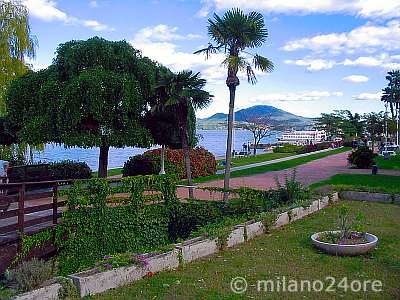 Parkanlage in Stresa am Lago Maggore