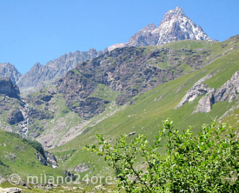 Blick auf den Monviso